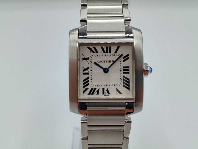 カルティエ買取　タンクフランセーズMM　W51003Q3